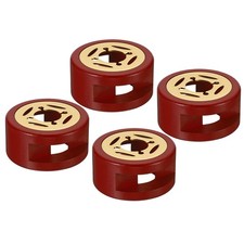 Wax Seal Warmer, 4 Pack Wax Seal Melter Retro Melt Stove Pot Furnace Tool, Red