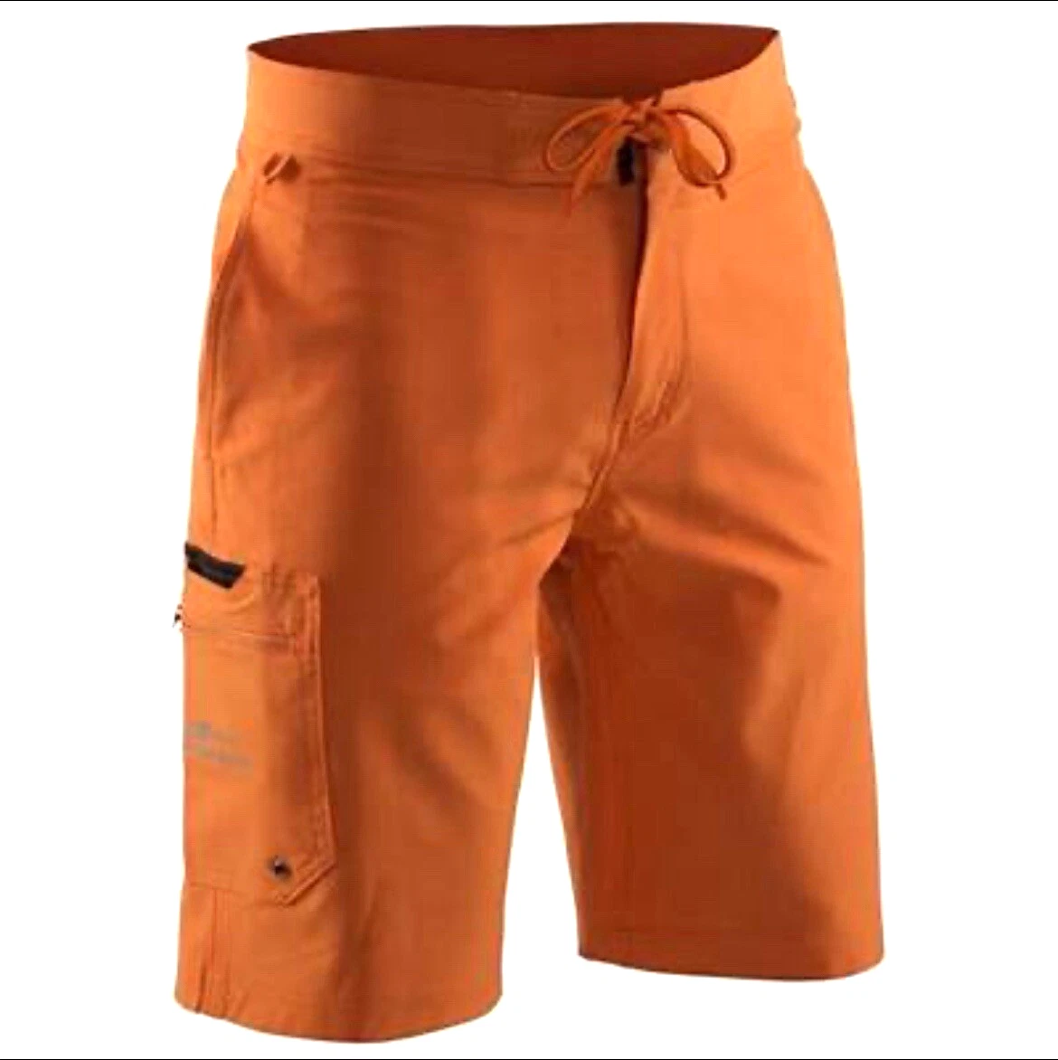 GRUNDENS Board Shorts - Fish Head Burnt Orange UPF 50 Quick Dry