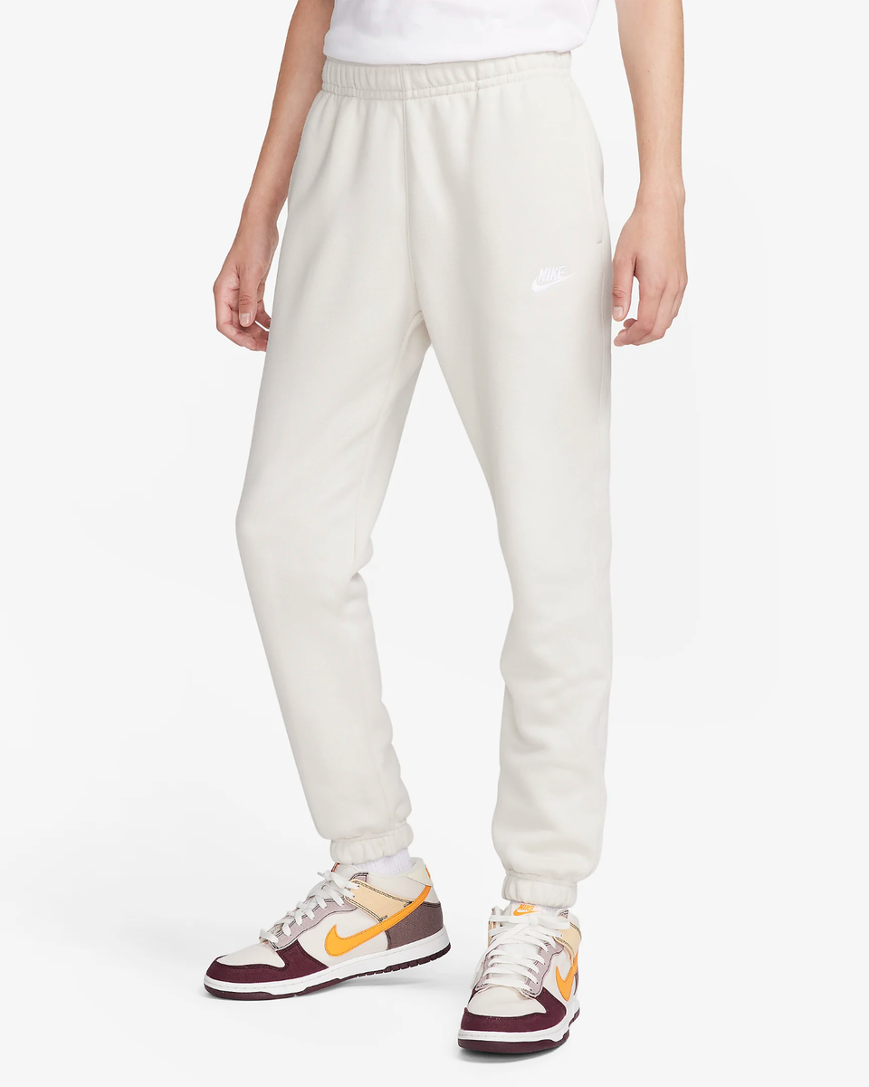 NWT NIKE Men's Big Tall Sportswear Club Fleece Jogger Sweatpants Bone  White