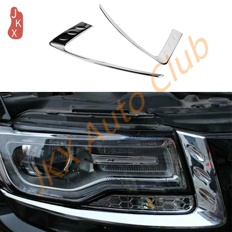 For Jeep Grand Cherokee 2014-2016 Front Headlight Lamp Strip Bezel