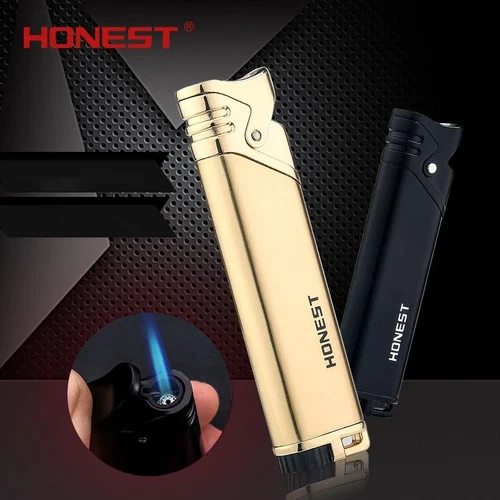 Honest Vintage Metal Cigarette Ultra Refillable Butane Windproof Torch Lighters - Picture 1 of 8