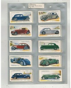 J Player 1937 Motor Cars 2nd Series Set Of 50 Vg Cond Ebay