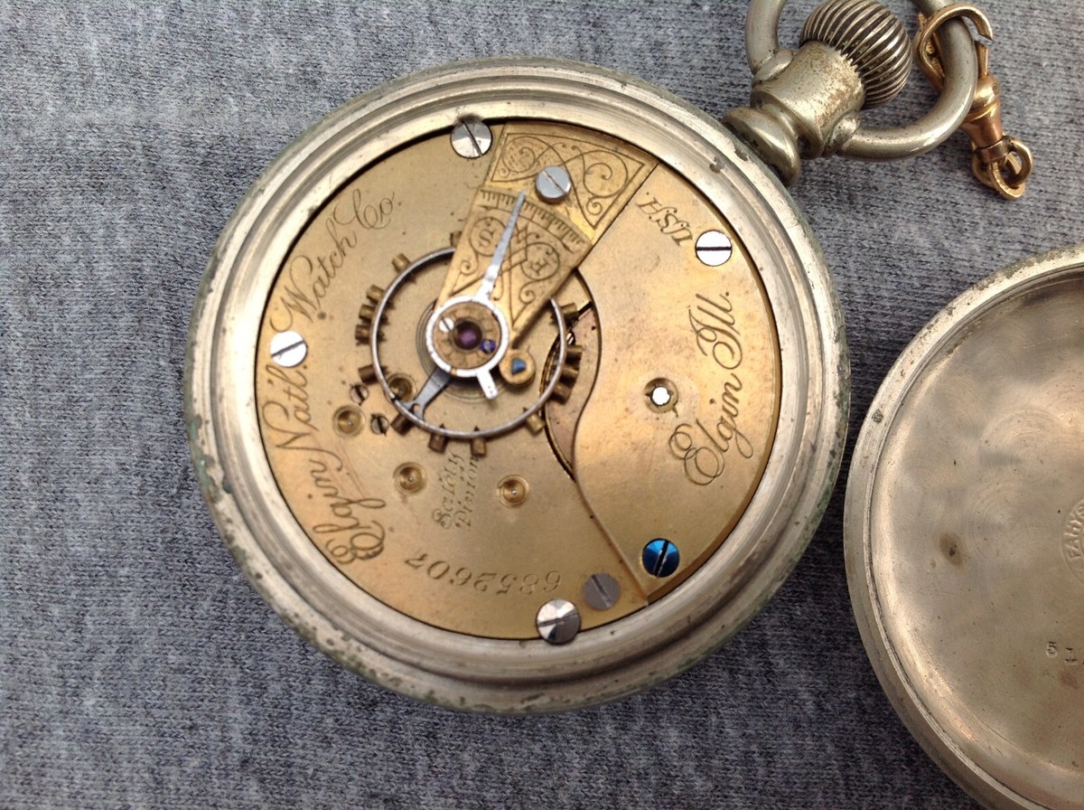 ❗️早い者勝ち❗️1897年製造ELGIN17石金張り懐中時計 1897 Elgin Pocket Watch, Grade 73 18s 7j | eBay