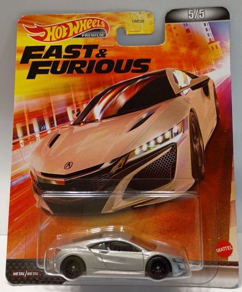 Hot Wheels Premium Fast & Furious `17 Acura Nsx 5/5 Real Riders HCP30-image