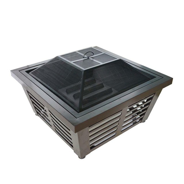 Fire Pit Extra Large Big Backyard Wood Burning Firepit Steel Bowl