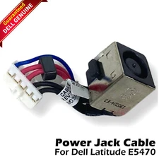 Dell OEM Latitude E5470 DC Power Input Jack with Cable 4XV4N