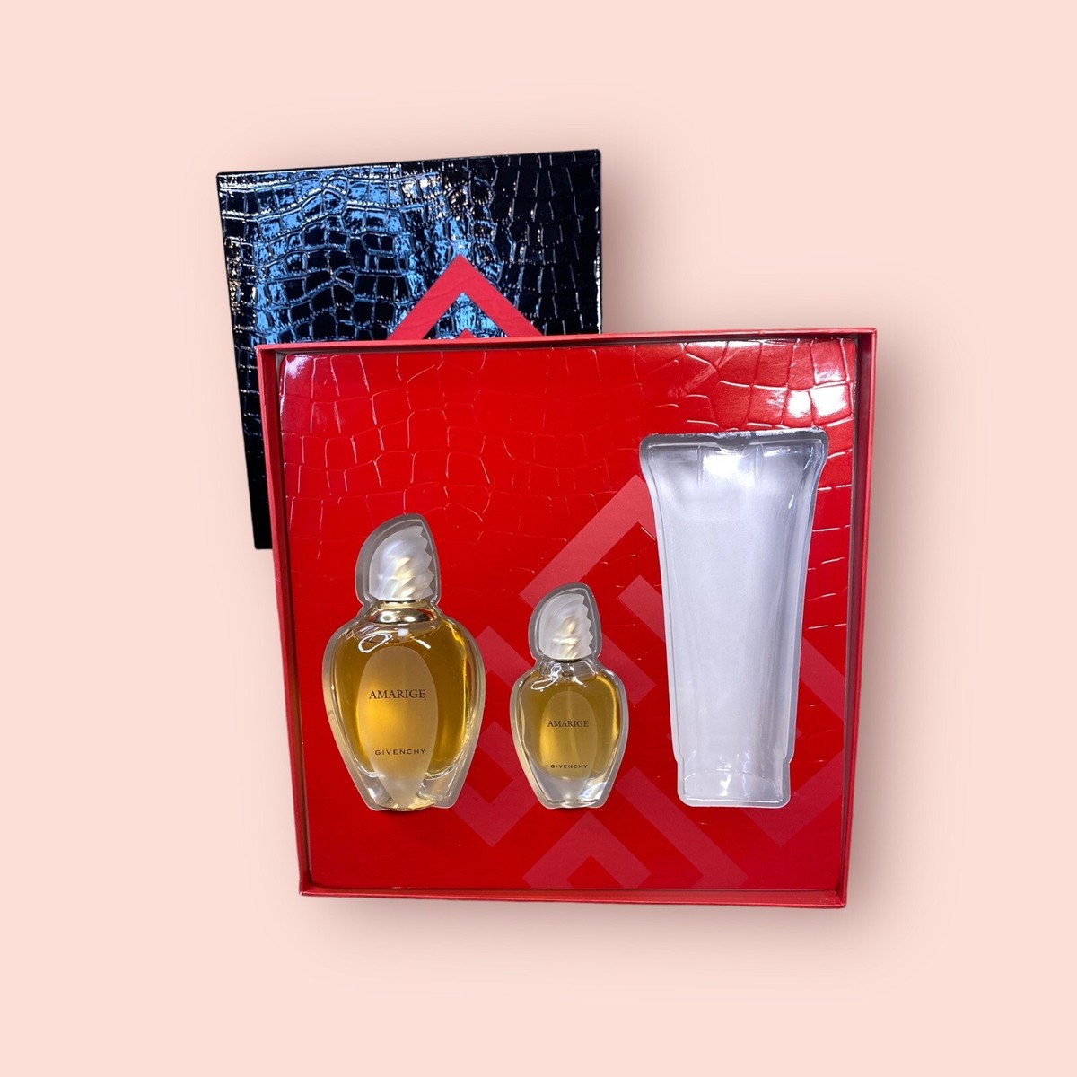 GIVENCHY Amarige Perfume Gift Set 1.7 & .5 OZ Eau De Toilette