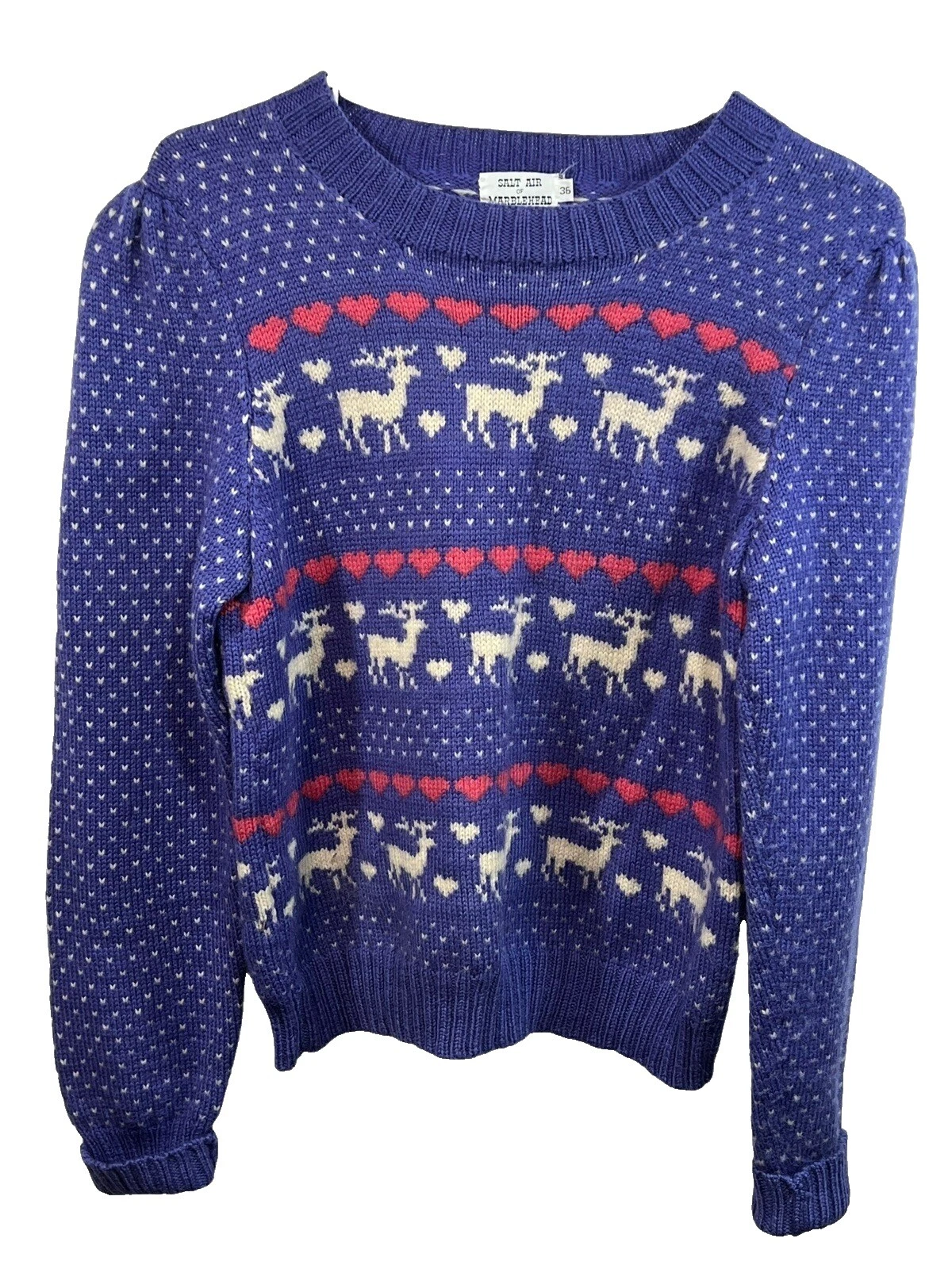 Mistura de lã de Natal Blusas Vintage para mulheres