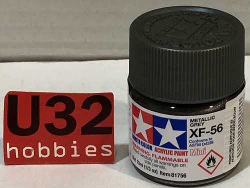 Tamiya 81756 XF-56 Peinture Acrylique Gris Métallique Pour Modélisme