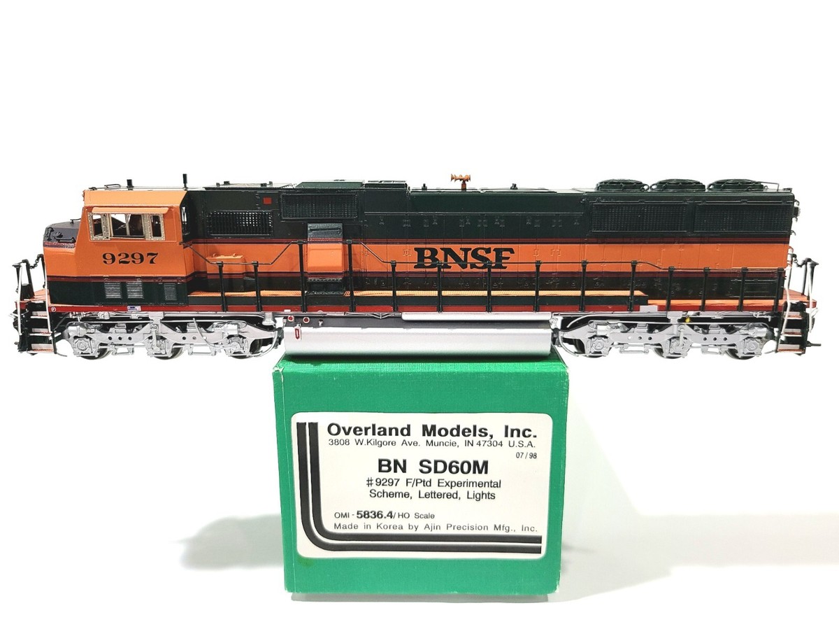 Overland OMI BNSF SD60M Burlington Northern Experimental #9297 HO