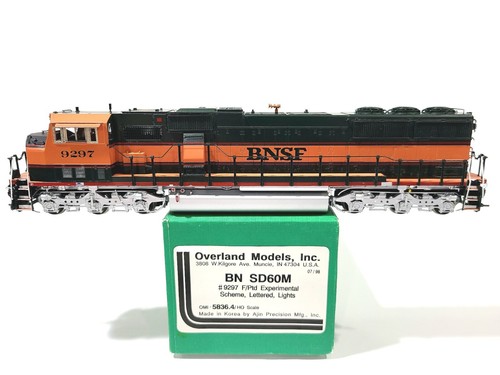 Overland OMI BNSF SD60M Burlington Northern Experimental #9297 HO latón #5836,4 | Zustand: Used