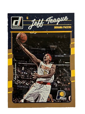 Brand New: 2016-17 Donruss Jeff Teague Indiana Pacers Trading