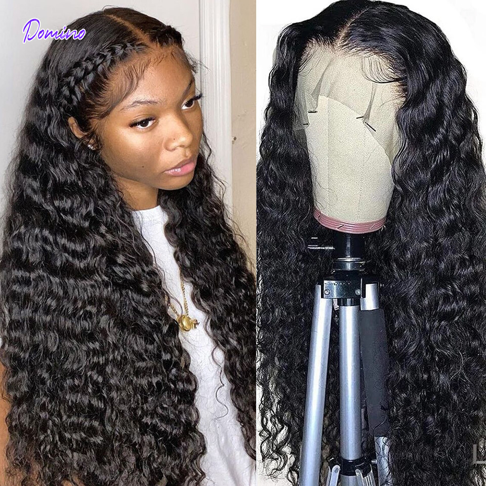 Water Wave 13x4 Lace Front Human Hair Wig For Women Virgin Hair Wet And Wavy  Wig | eBay