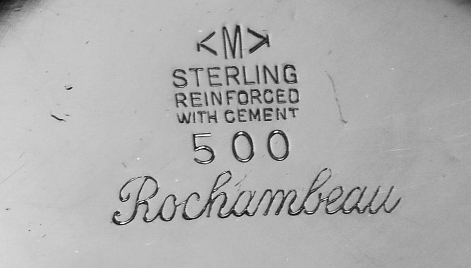 MueckCarey Rochambeau Candelabra 500 Candlesticks American Sterling