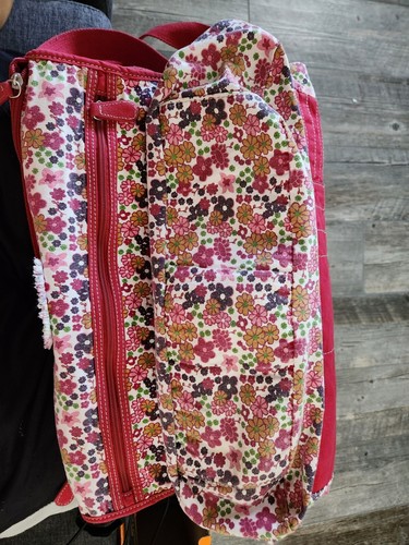 Unionbay Pink Floral Messenger Bag Crossbody Purse Boho Hippie Botanical Cottage - Picture 7 of 13