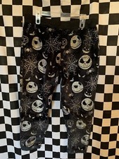 Disney NIGHTMARE BEFORE CHRISTMAS Lounge Pants FLEECE Pajamas Jack Skellington L