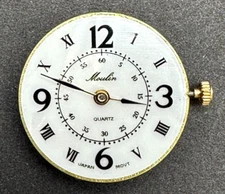Moulin Japan Quartz Movement Hands Dial  UNTESTED FOR PARTS ONLY  22-96