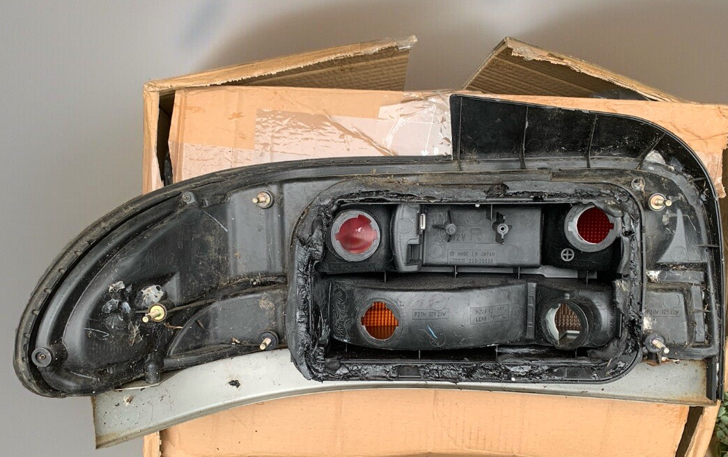 38灯 SomAbito GF8 ver. Black Side Corner Parker Lights for Subaru Impreza 93-00 GC8