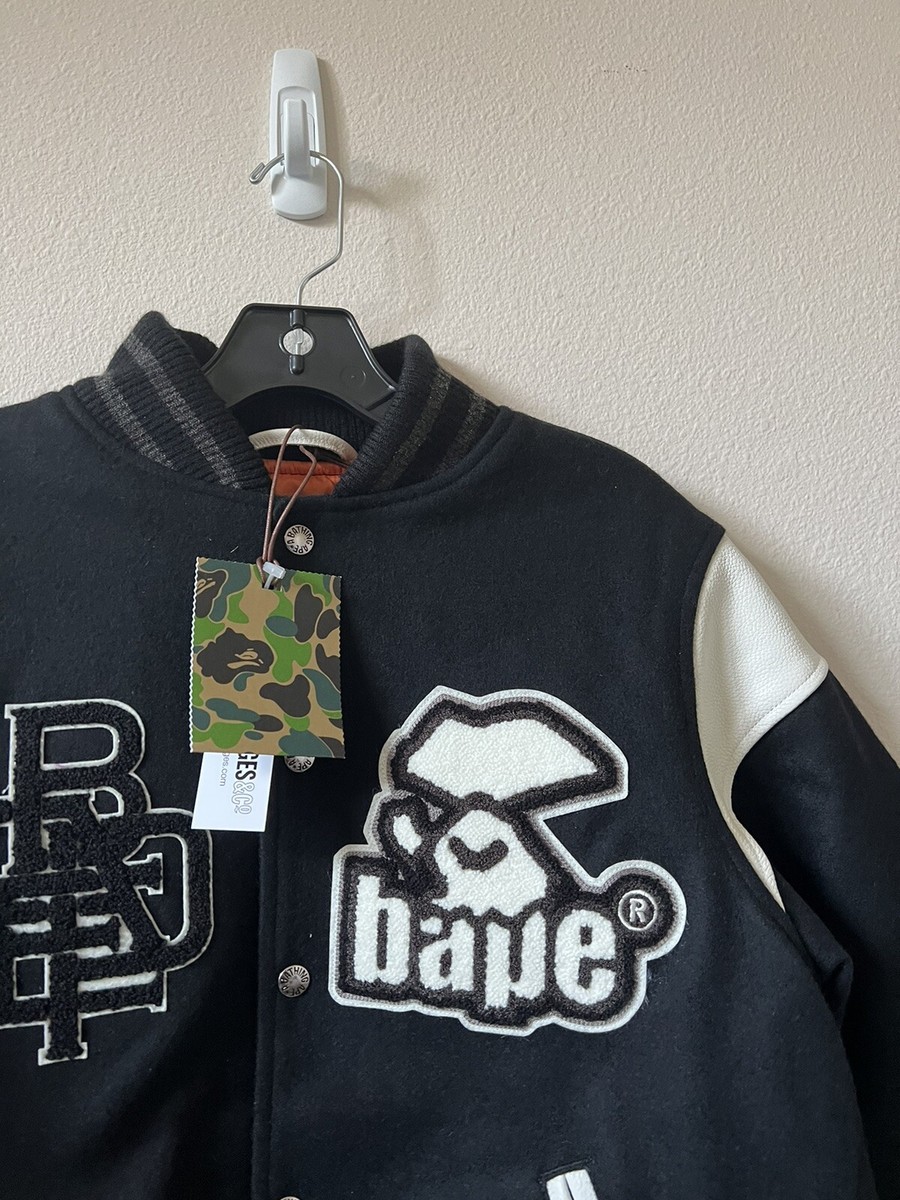 Bape Switch Shoulder Varsity Jacket | eBay
