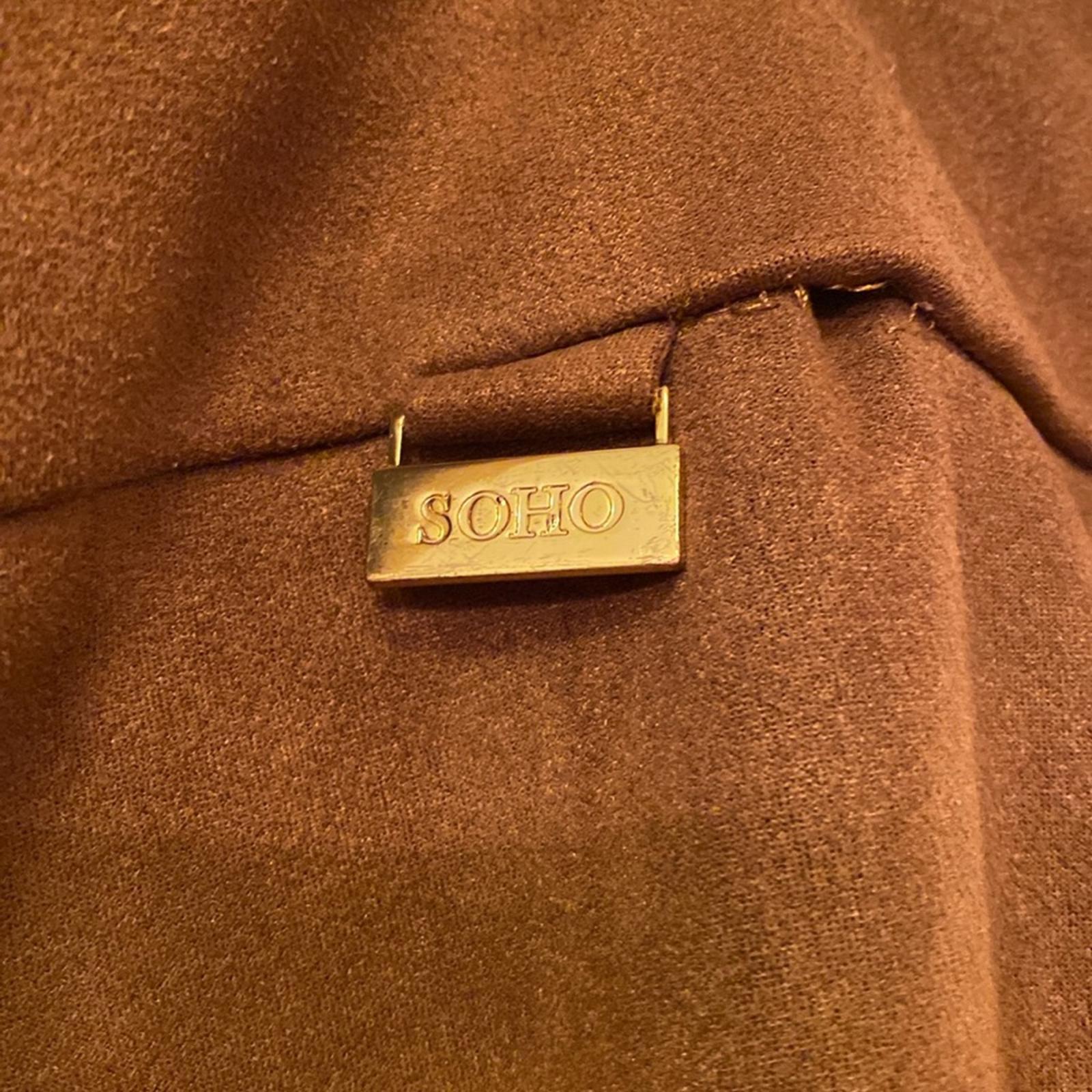 SOHO APPAREL LADIES SLACKS, SZ. 3X, BROWN, POLYESTER/SPANDEX image 4