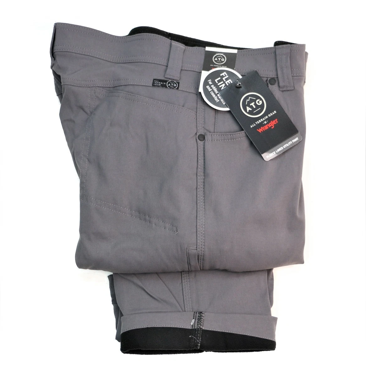 Wrangler outdoor pants fleece lined hot sale