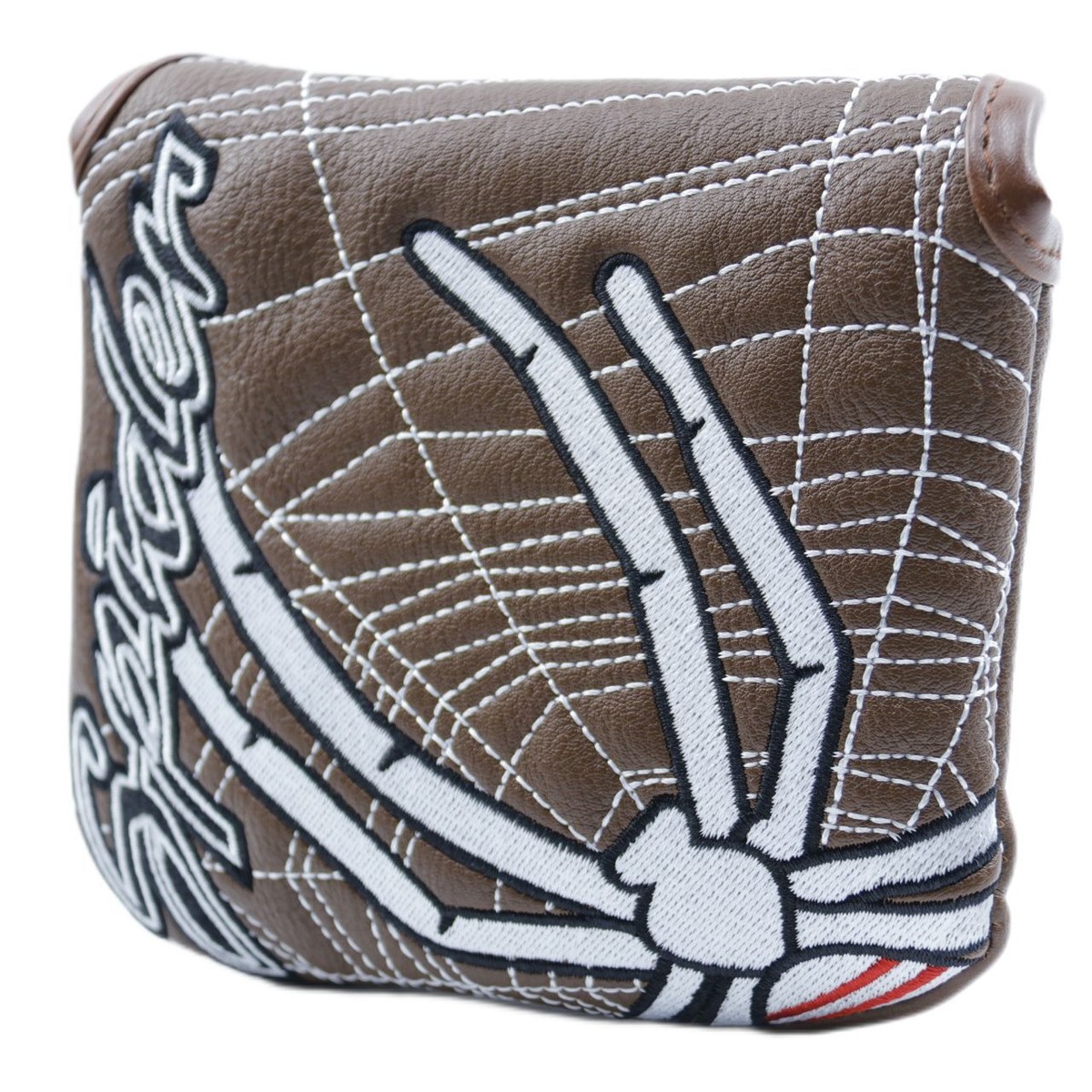 Brown Spider Golf Square Mallet Putter Headcover Magnet