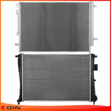 Assembly Radiator & AC Condenser For 2017-2022 Chrysler Pacifica 3.6L V6
