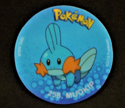 TAZO POKEMON DKV #258 MUDKIP 2019 Hoenn PERU South America Pogs