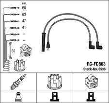 NGK 8536 Ignition Cable Kit for Ford