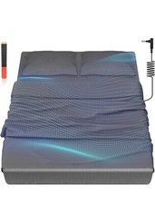 HLLBLL  Grounding Bedding Sheet Set   Organic Cotton  Silver, Queen XL