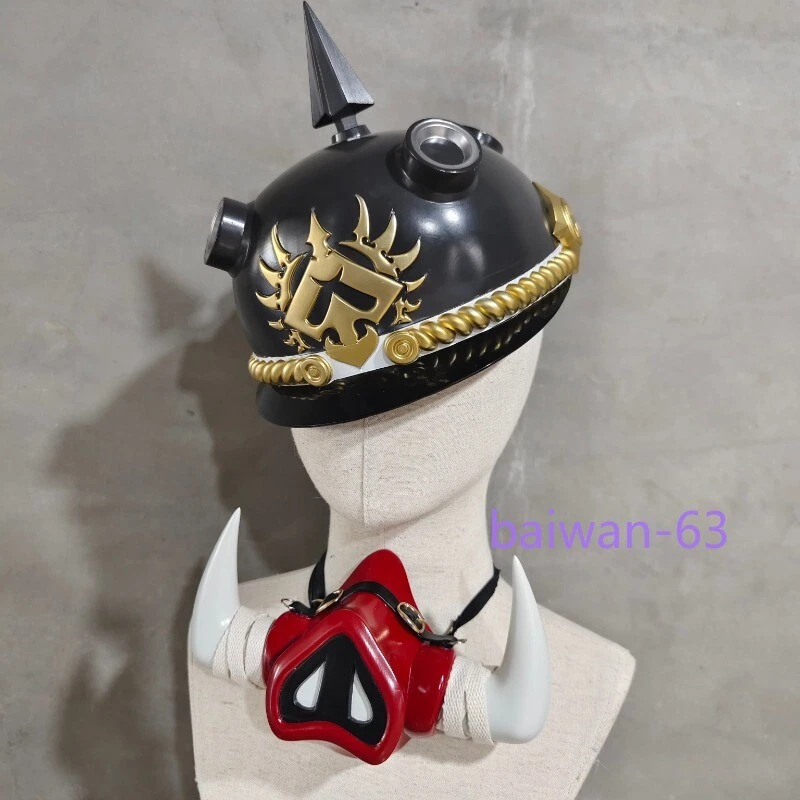Zenless Zone Zero Luciana Cosplay Props Helmet Hat FRP Pig Nose Halloween Mask - Image 4 of 4
