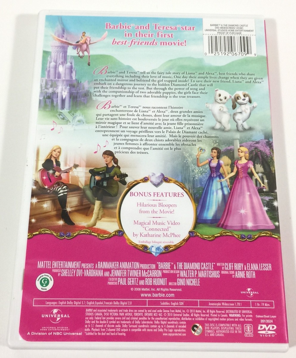 Barbie The Diamond Castle DVD Movie 2008