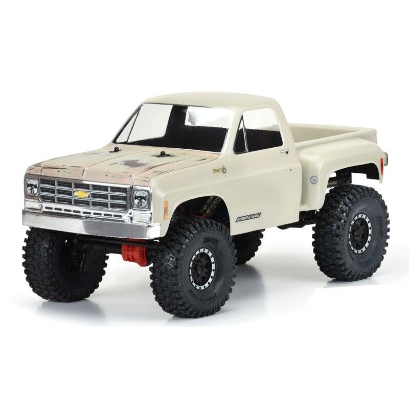 Pro-Line 1978 Chevy K-10 Clear Body for 12.3" WB Scale Rock Crawler Trail Trucks