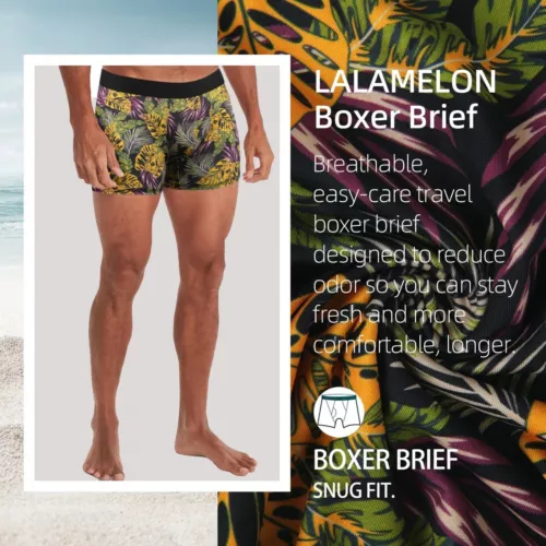 Herren 3er Pack Boxershorts Soft Unterwäsche Boxershorts Sport Trunks mit Fly Front - Bild 6 von 19