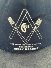 Belly Masons Grub 6:30 degree Fork Knife trucker hat snapback