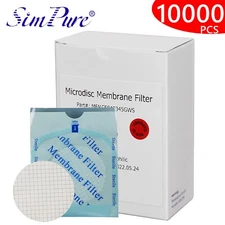 10000PCS 0.45µm/47mm Sterile LAB Membrane Filter Gridded MCE Individually Packed