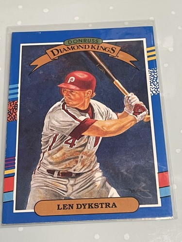1990 DONRUSS DIAMOND KING BASEBALL 7 LENNY DYKSTRA EBay