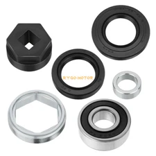 Steering Stem Bearing Seal Holder Nut &Tool Kit for Yamaha Banshee 350 1987-2006