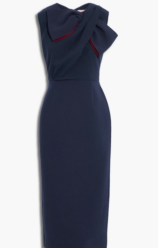 navy bow dress