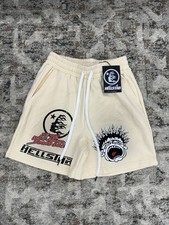 Hellstar Records Beige Shorts Available In All Sizes 