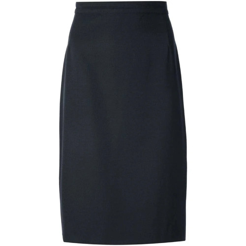 Krizia, Krizia A8043 Damen Rock Vintage 90s Wolle schwarz Size 44-it