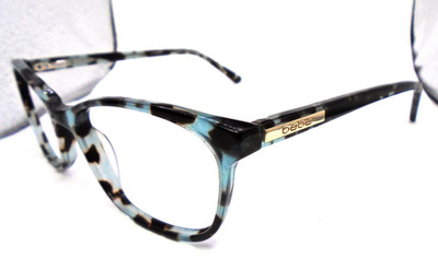 Bebe BB 5186 340 Teal Tortoise 52-17-135 Cateye Womens Eyeglasses Frames
