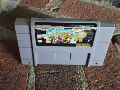 Super Mario Kart Authentic Super Nintendo SNES Tested