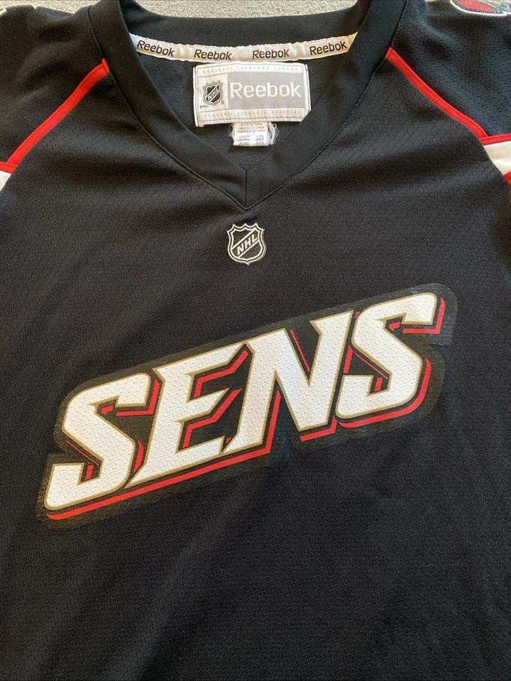 Camiseta deportiva de hockey Jason Spezza Ottawa Senators Reebok juvenil talla L/XL Sens Foto 2 de 4