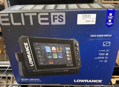 New Lowrance Elite FS 7-Inch Fishfinder/Chartplotter with Active Imaging 3-in-1