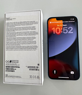 Apple iPhone 13 128GB Blau ohne Simlock A2633 Wi Fi NFC 5G