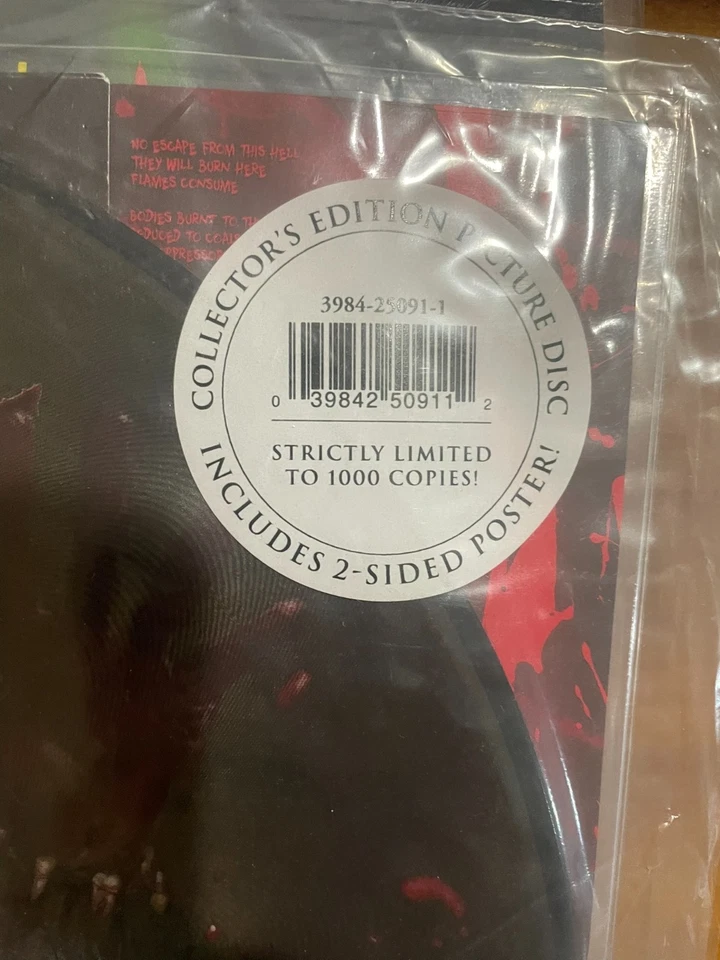 CANNIBAL CORPSE - Red Before Black Rare Ltd Picture Disc Import New / Unplayed - Image 3 of 4