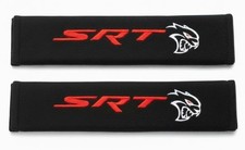Dodge Srt Hellcat Redeye Seat Belt Covers 2-pack Embroidered Logo Padded Shoul Dodge Srt Hellcat Redeye Seat Belt Covers 2-pack Embroidered Logo Padded Shoul