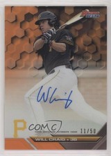 2016 Bowman's Best of Orange Refractor 11/50 Will Craig #B16-WC Auto 2a9
