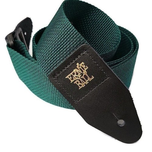Ernie Ball Polypro Guitar Strap Leather Tab Acoustic Electric Black Red and More - Afbeelding 11 van 39